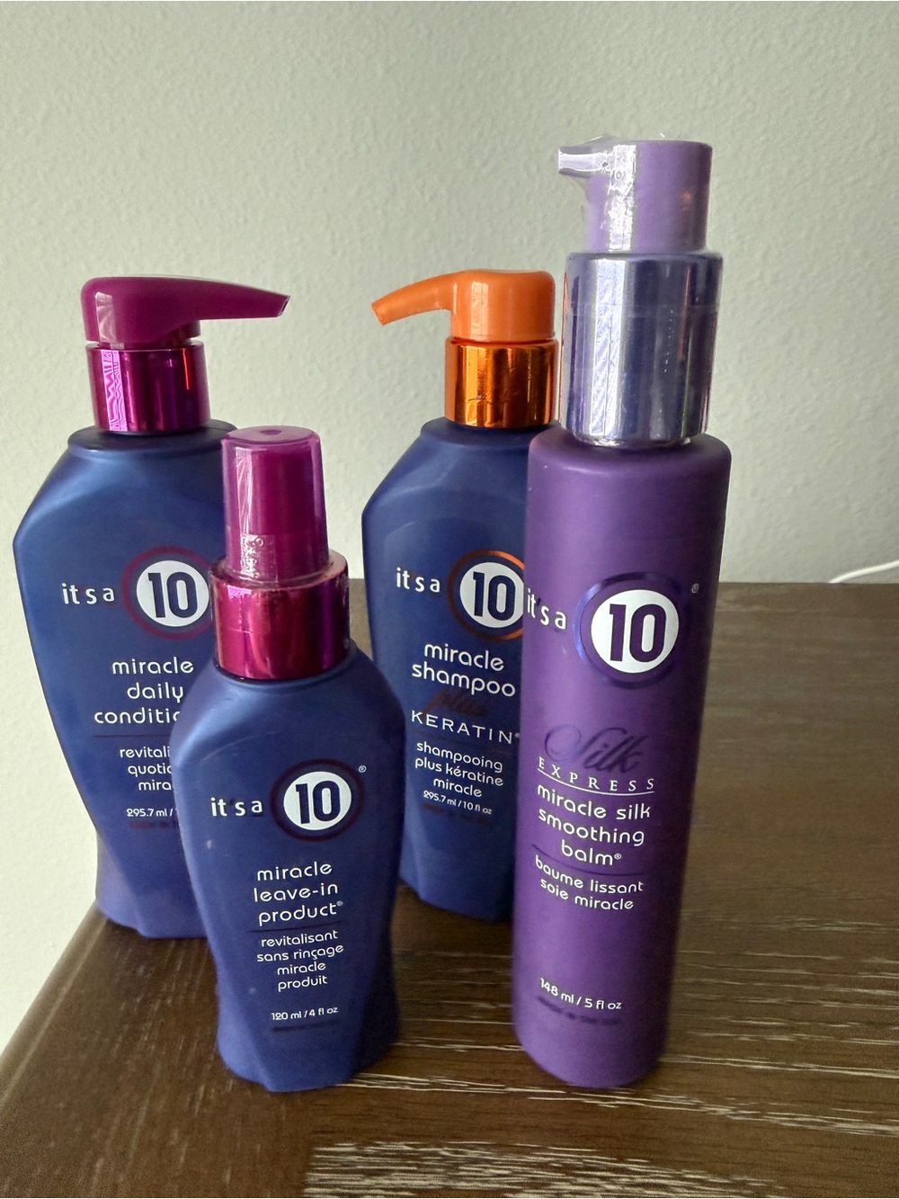 Purple Miracle Hair Care Bundle - Shampoo, Conditioner & Leave-In